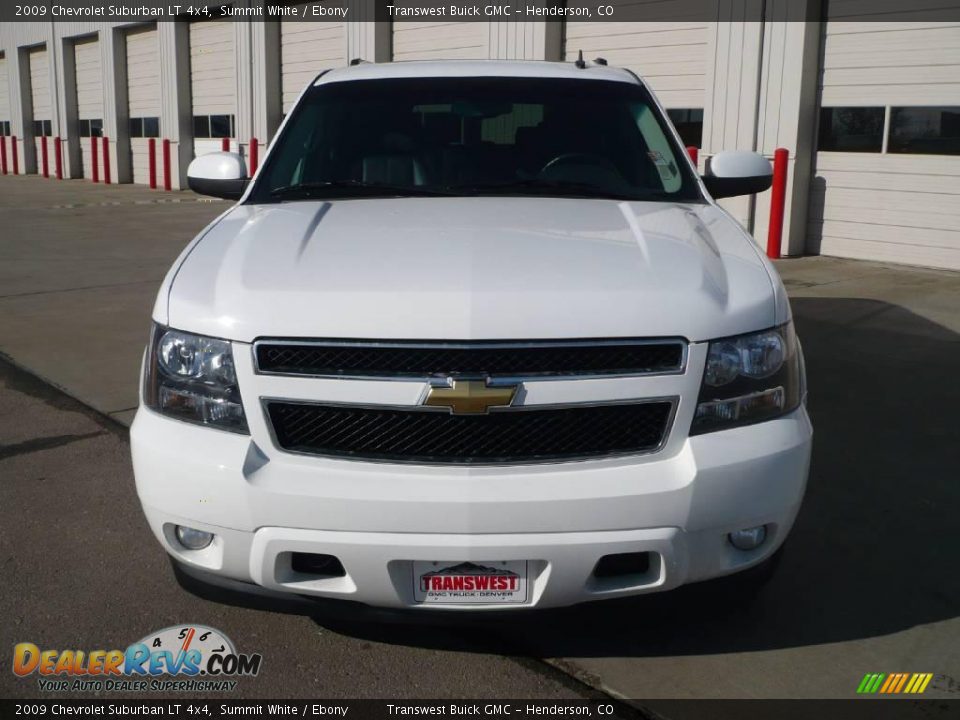 2009 Chevrolet Suburban LT 4x4 Summit White / Ebony Photo #2