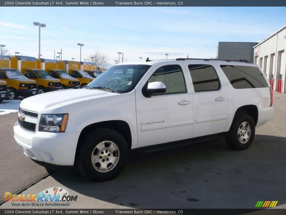 2009 Chevrolet Suburban LT 4x4 Summit White / Ebony Photo #3