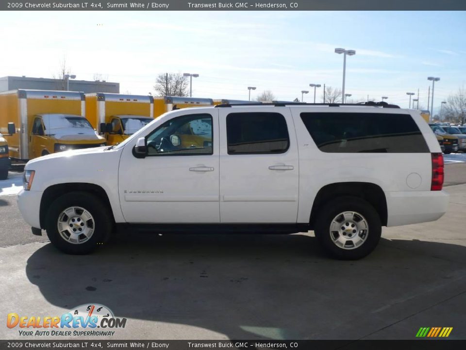 2009 Chevrolet Suburban LT 4x4 Summit White / Ebony Photo #4