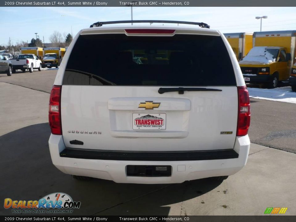 2009 Chevrolet Suburban LT 4x4 Summit White / Ebony Photo #5