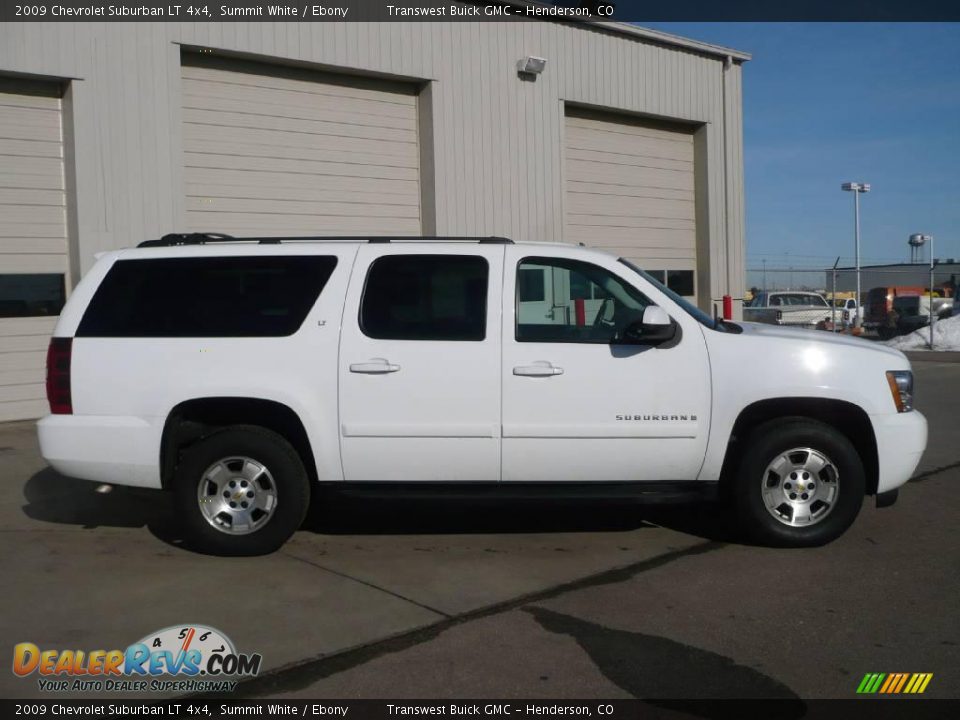 2009 Chevrolet Suburban LT 4x4 Summit White / Ebony Photo #6