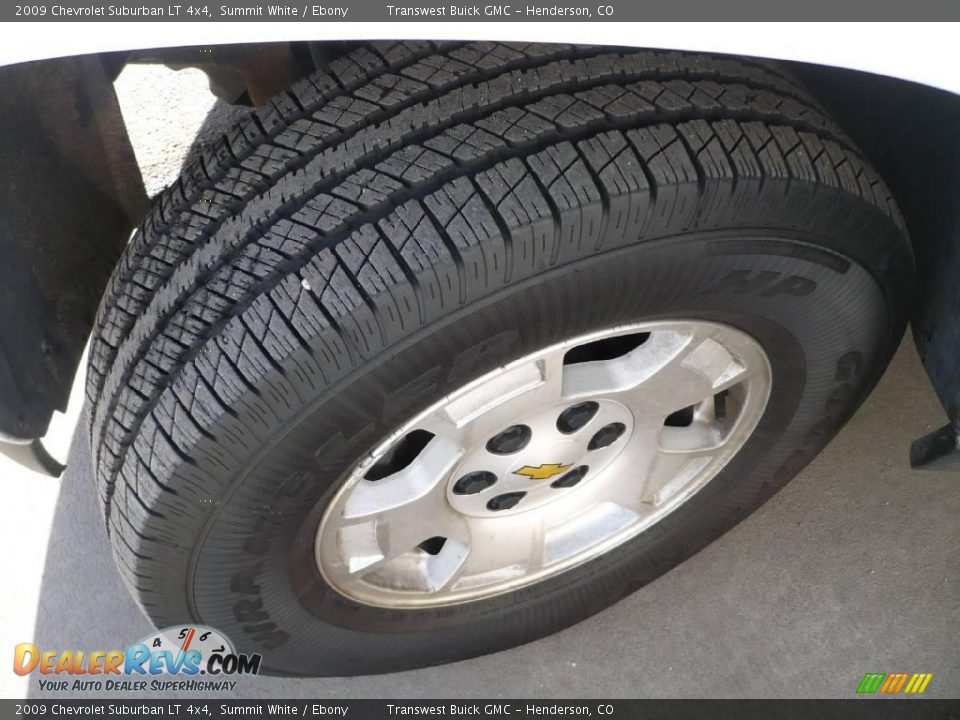 2009 Chevrolet Suburban LT 4x4 Summit White / Ebony Photo #7