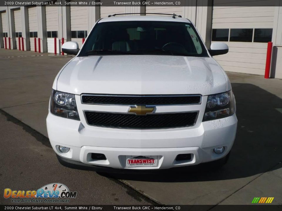 2009 Chevrolet Suburban LT 4x4 Summit White / Ebony Photo #2