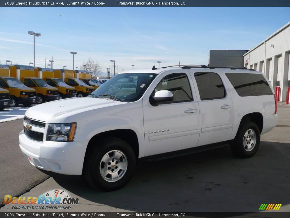 2009 Chevrolet Suburban LT 4x4 Summit White / Ebony Photo #3