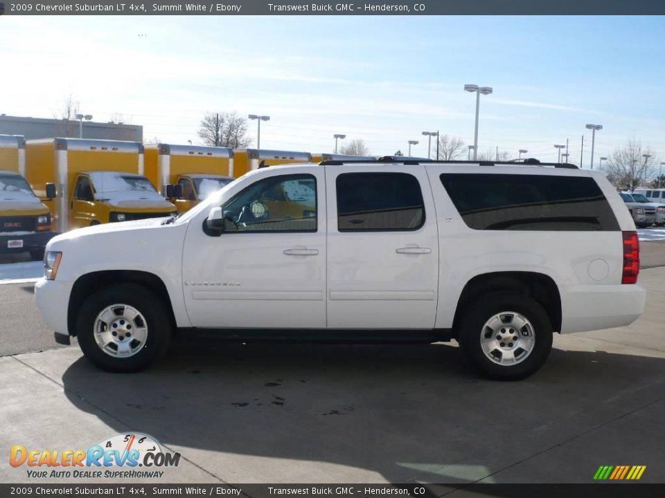 2009 Chevrolet Suburban LT 4x4 Summit White / Ebony Photo #4