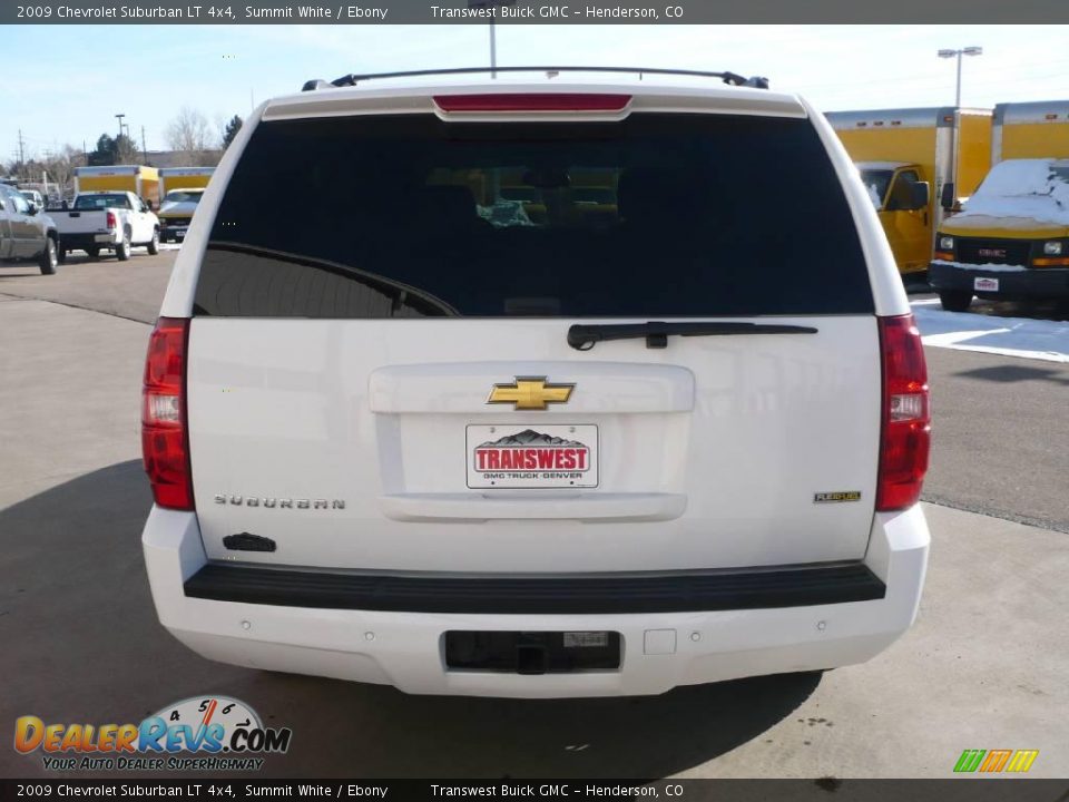 2009 Chevrolet Suburban LT 4x4 Summit White / Ebony Photo #5