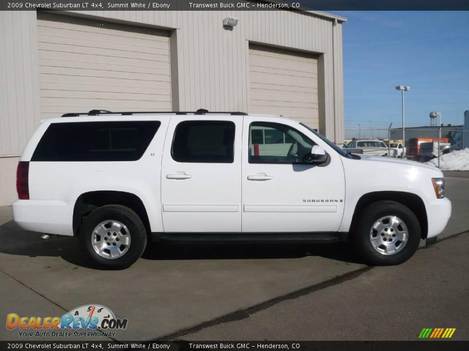 2009 Chevrolet Suburban LT 4x4 Summit White / Ebony Photo #6