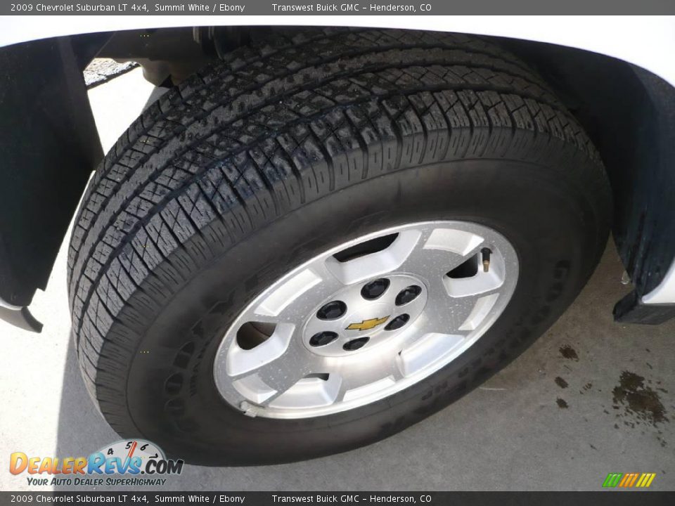 2009 Chevrolet Suburban LT 4x4 Summit White / Ebony Photo #7