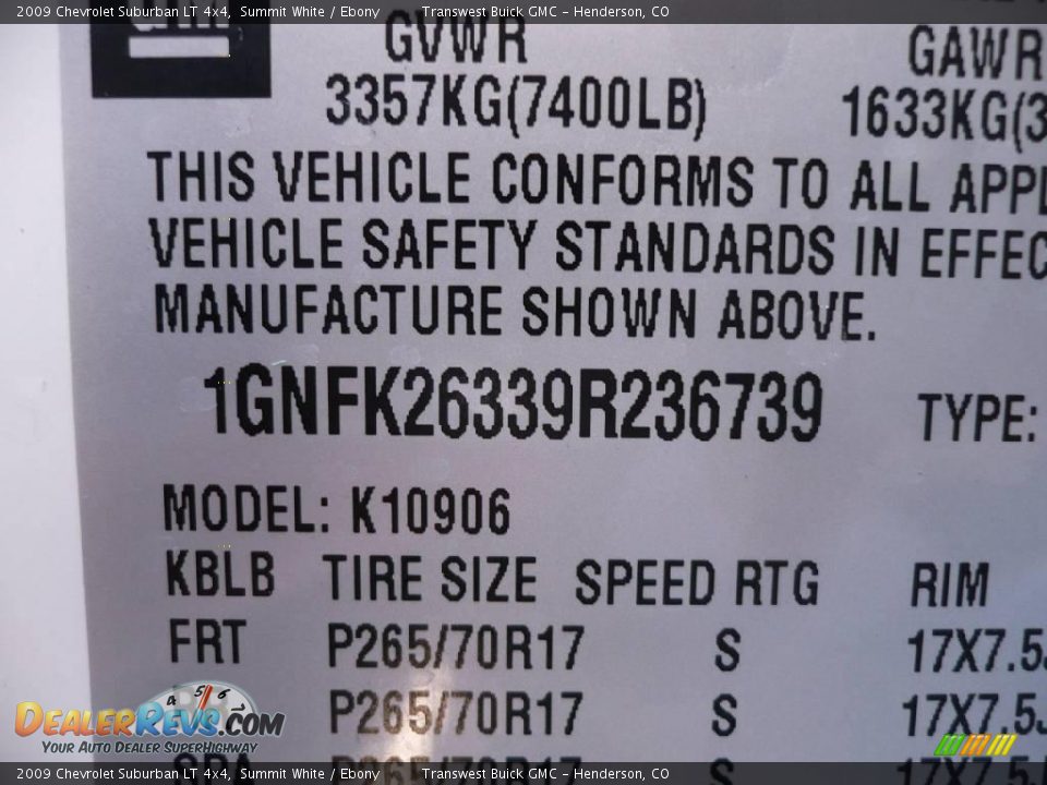 2009 Chevrolet Suburban LT 4x4 Summit White / Ebony Photo #26