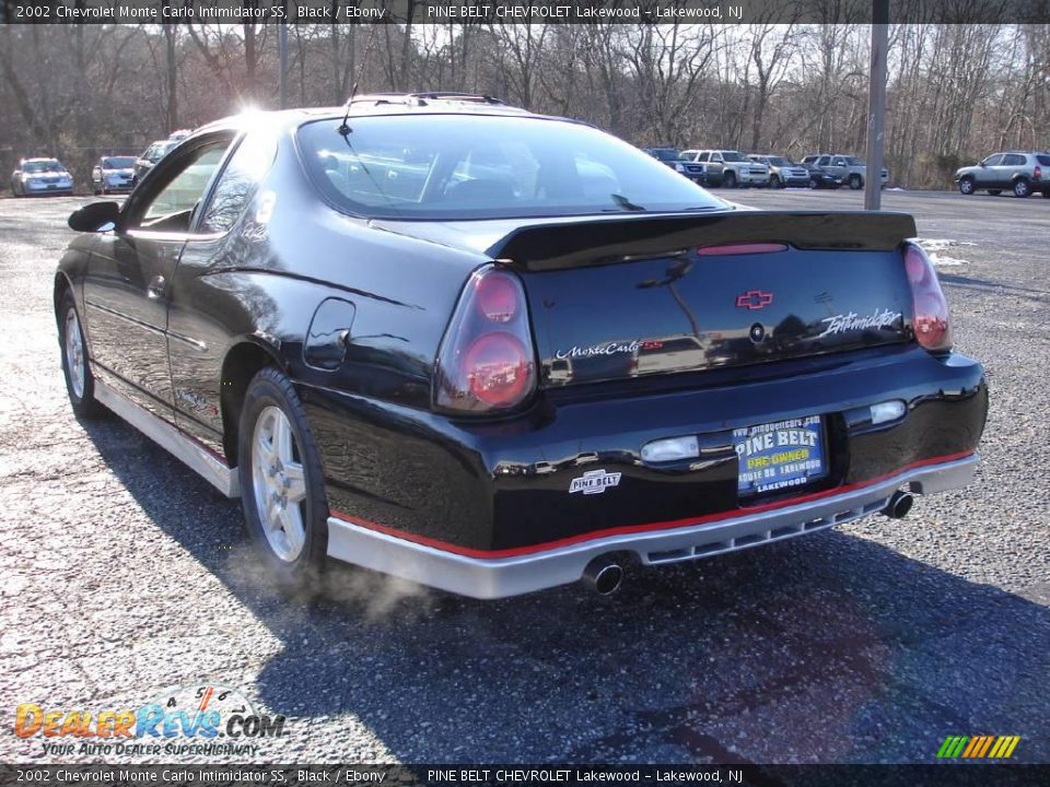 2002 Chevrolet Monte Carlo Intimidator SS Black / Ebony Photo #6