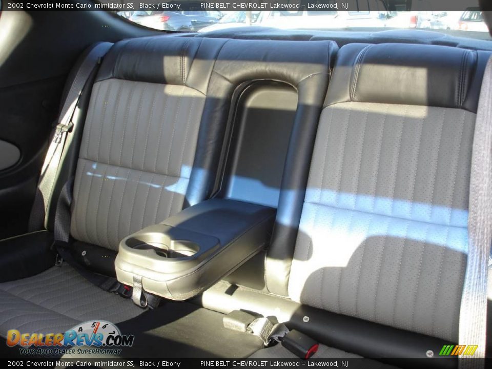 Ebony Interior - 2002 Chevrolet Monte Carlo Intimidator SS Photo #13