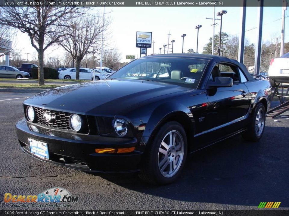 2006 Ford Mustang GT Premium Convertible Black / Dark Charcoal Photo #1