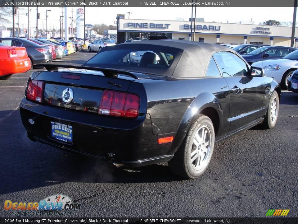 2006 Ford Mustang GT Premium Convertible Black / Dark Charcoal Photo #4