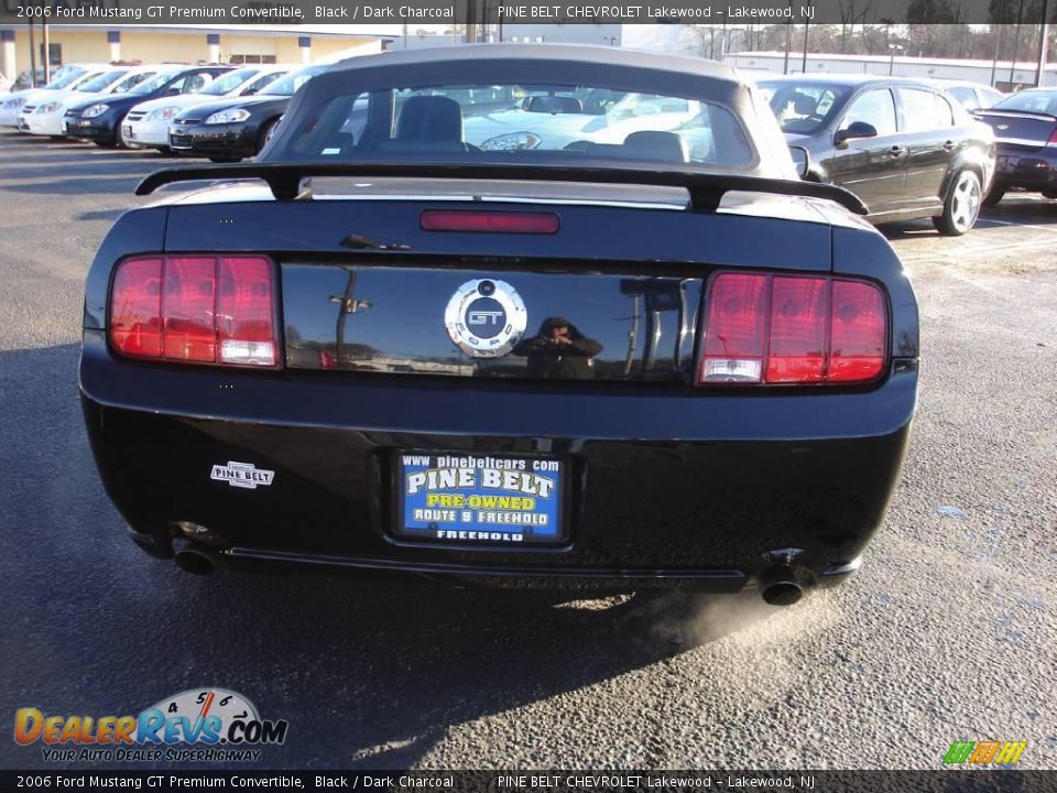 2006 Ford Mustang GT Premium Convertible Black / Dark Charcoal Photo #5