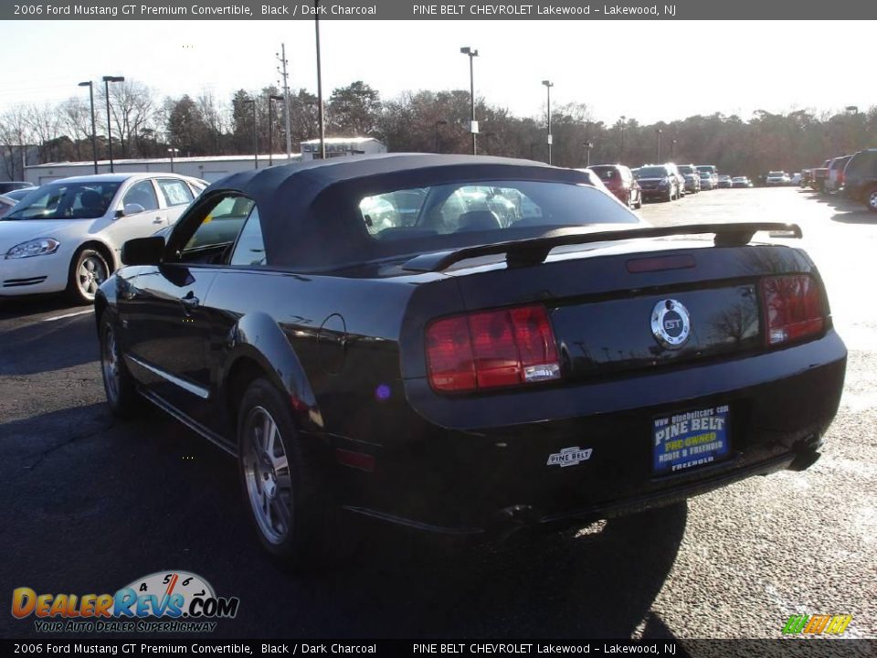 2006 Ford Mustang GT Premium Convertible Black / Dark Charcoal Photo #6