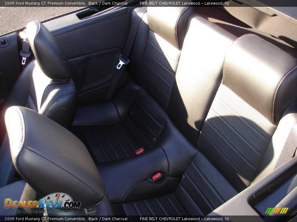 2006 Ford Mustang GT Premium Convertible Black / Dark Charcoal Photo #12