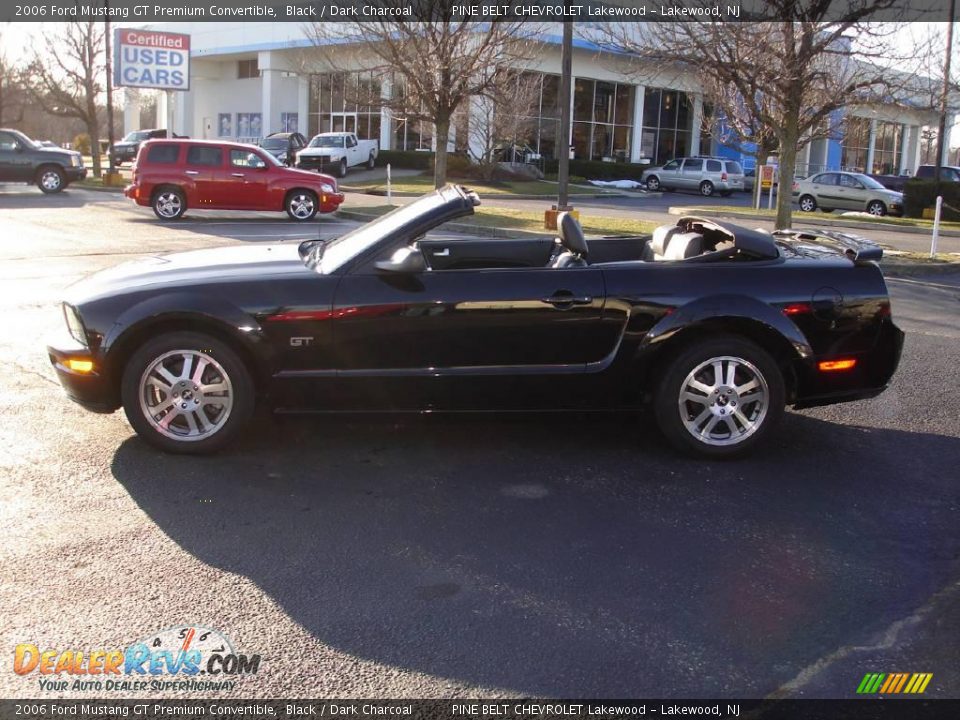 2006 Ford Mustang GT Premium Convertible Black / Dark Charcoal Photo #13