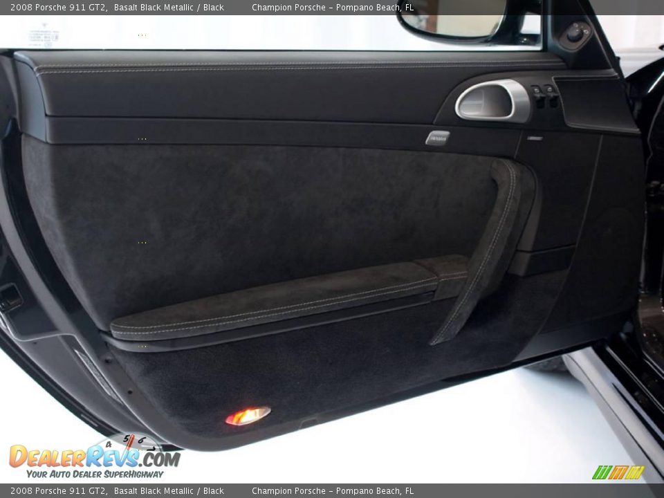 2008 Porsche 911 GT2 Basalt Black Metallic / Black Photo #14