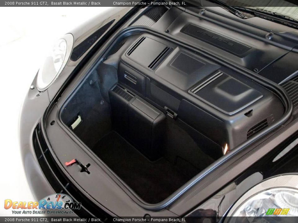 2008 Porsche 911 GT2 Basalt Black Metallic / Black Photo #24
