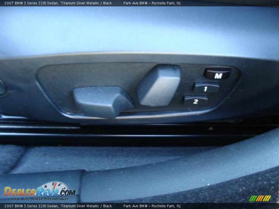 2007 BMW 3 Series 328i Sedan Titanium Silver Metallic / Black Photo #11