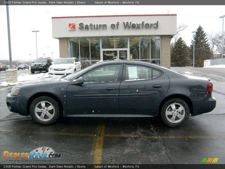 2008 Pontiac Grand Prix Sedan Dark Slate Metallic / Ebony Photo #1