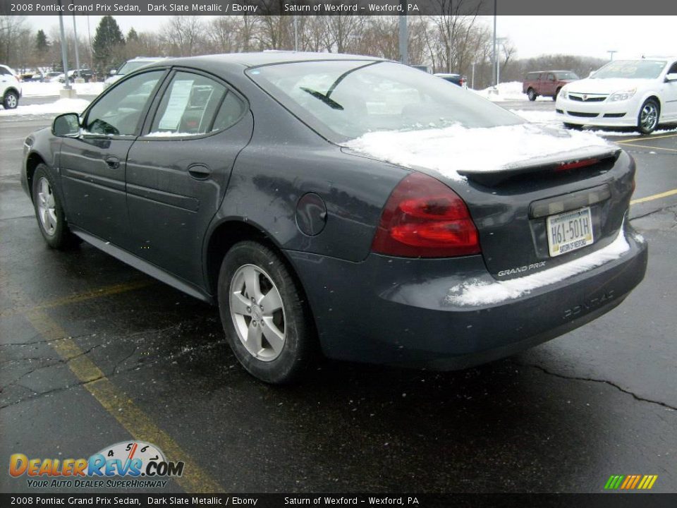 2008 Pontiac Grand Prix Sedan Dark Slate Metallic / Ebony Photo #2