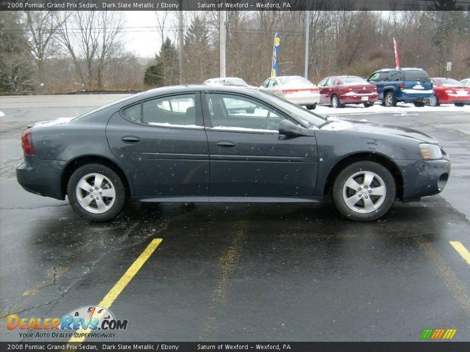 2008 Pontiac Grand Prix Sedan Dark Slate Metallic / Ebony Photo #5
