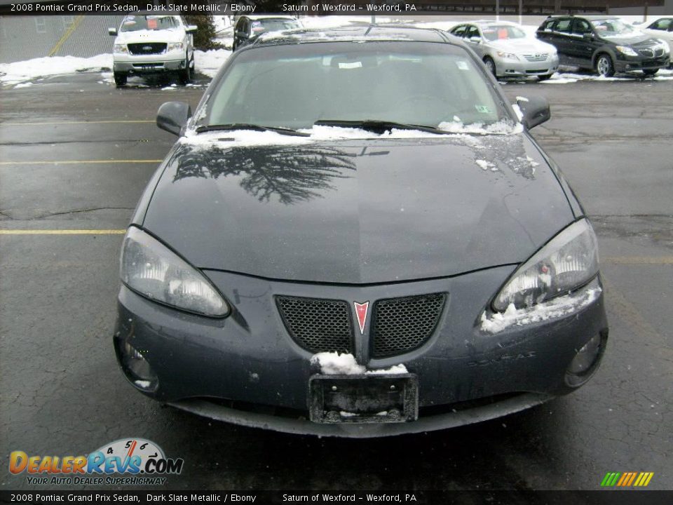 2008 Pontiac Grand Prix Sedan Dark Slate Metallic / Ebony Photo #7