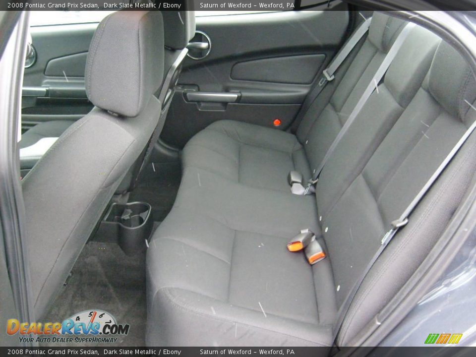 2008 Pontiac Grand Prix Sedan Dark Slate Metallic / Ebony Photo #13