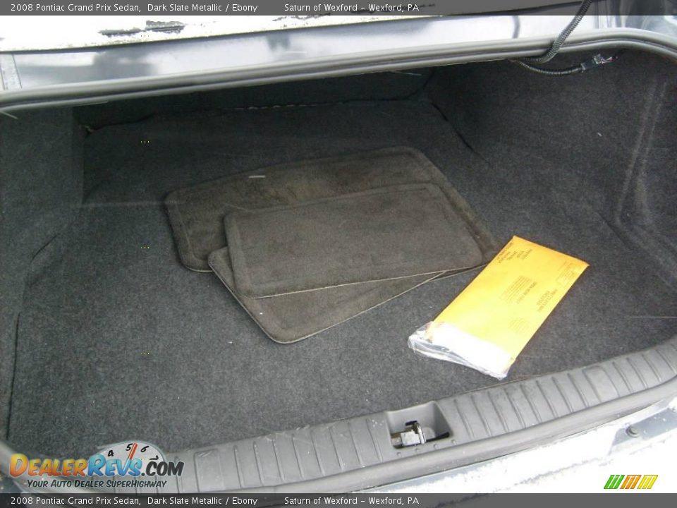 2008 Pontiac Grand Prix Sedan Dark Slate Metallic / Ebony Photo #15
