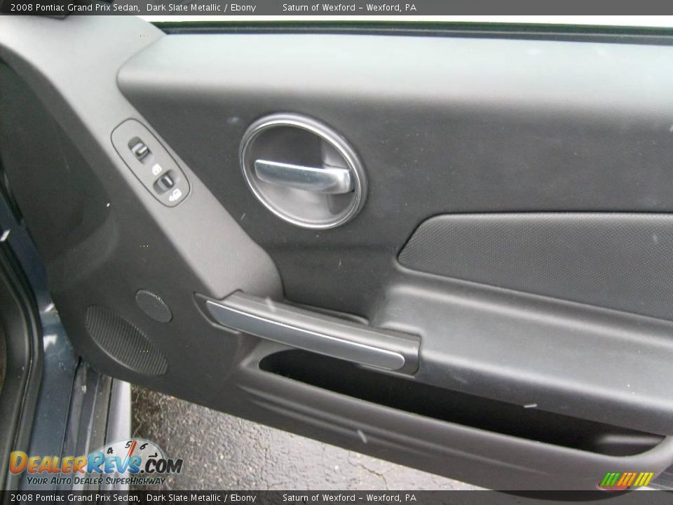 2008 Pontiac Grand Prix Sedan Dark Slate Metallic / Ebony Photo #18