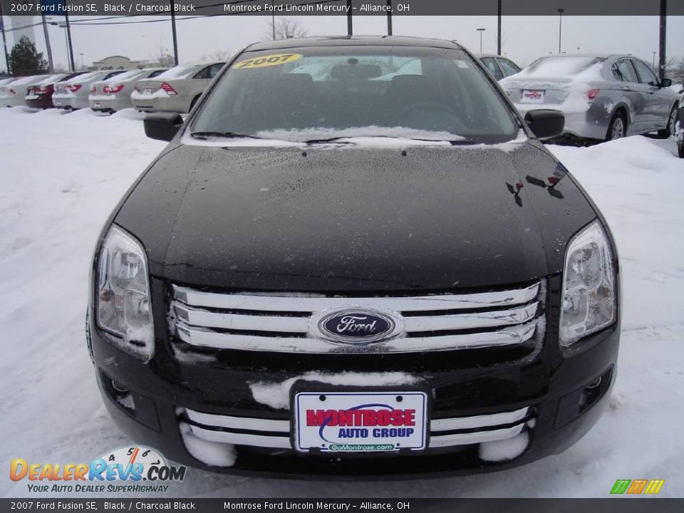 2007 Ford Fusion SE Black / Charcoal Black Photo #8