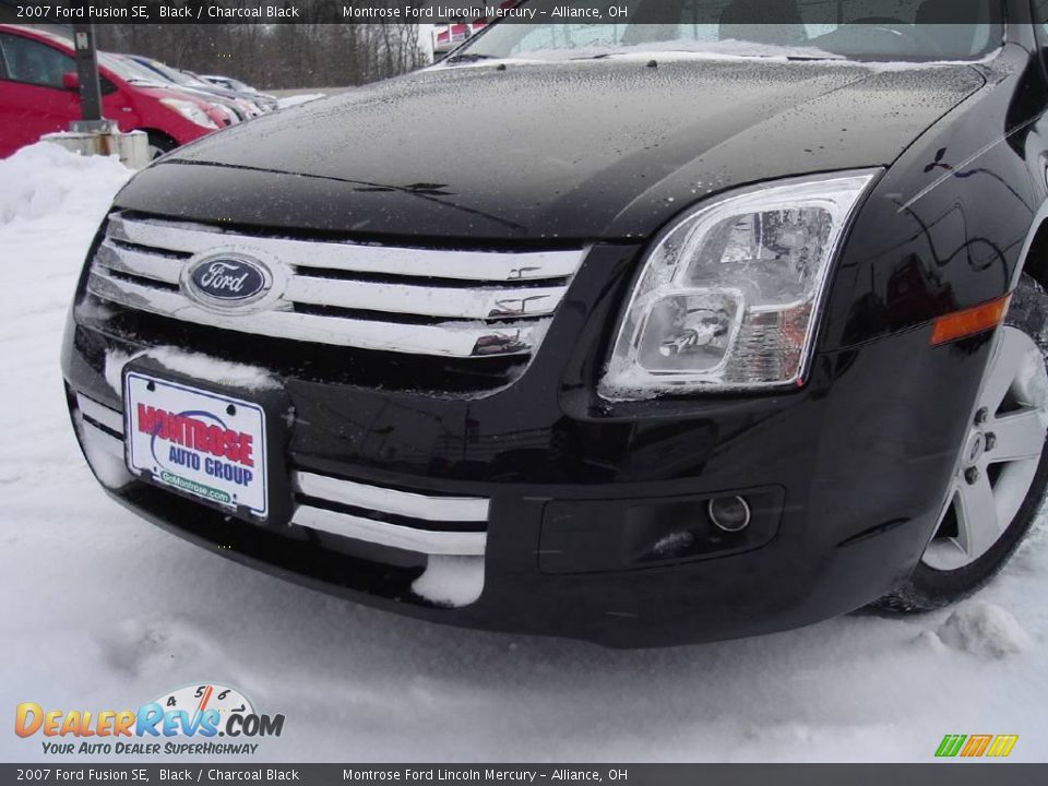 2007 Ford Fusion SE Black / Charcoal Black Photo #9