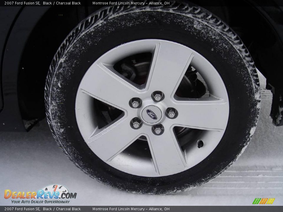 2007 Ford Fusion SE Black / Charcoal Black Photo #11