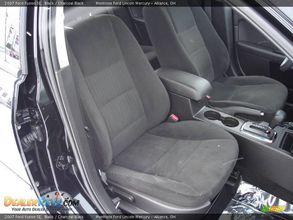 2007 Ford Fusion SE Black / Charcoal Black Photo #13