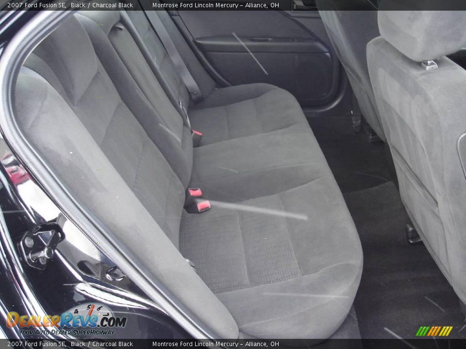 2007 Ford Fusion SE Black / Charcoal Black Photo #14
