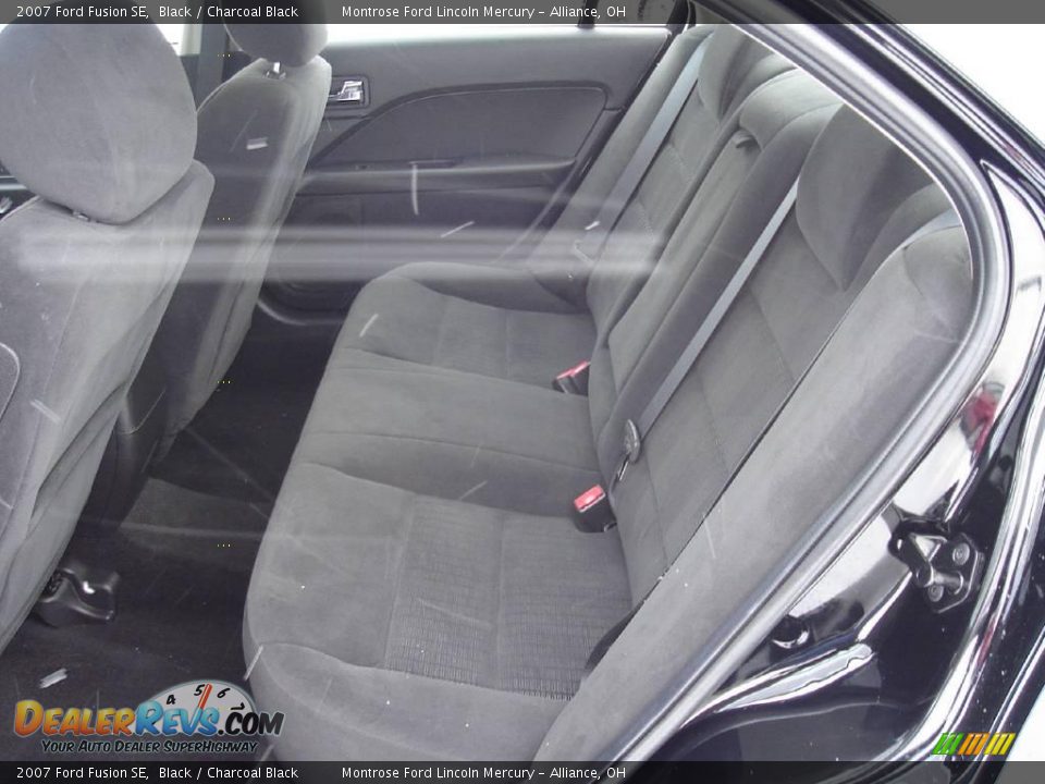 2007 Ford Fusion SE Black / Charcoal Black Photo #15