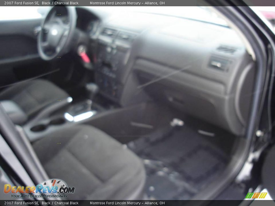 2007 Ford Fusion SE Black / Charcoal Black Photo #19