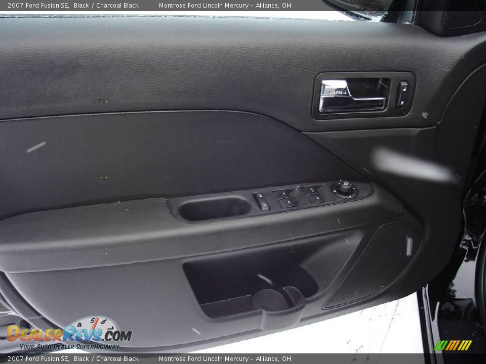 2007 Ford Fusion SE Black / Charcoal Black Photo #21