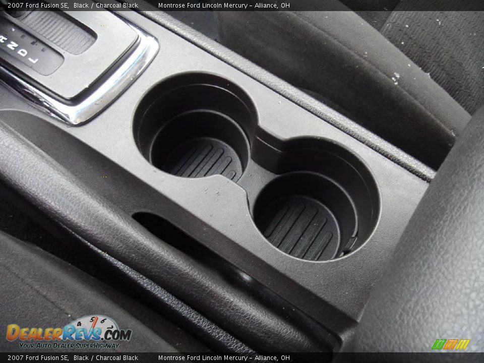 2007 Ford Fusion SE Black / Charcoal Black Photo #29