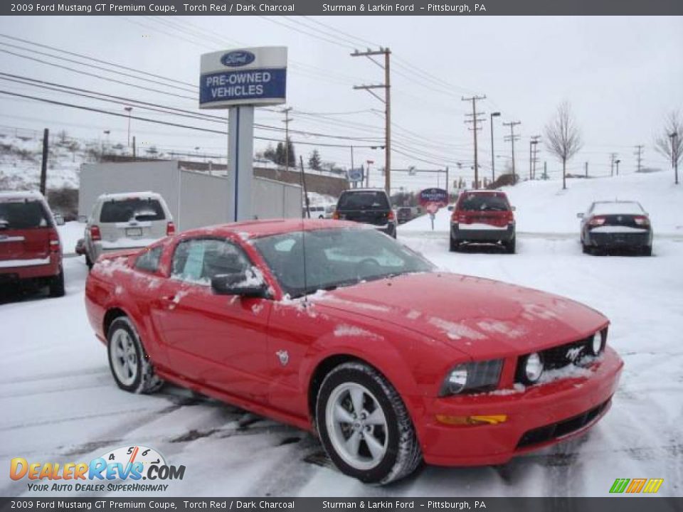 2009 Ford Mustang GT Premium Coupe Torch Red / Dark Charcoal Photo #1