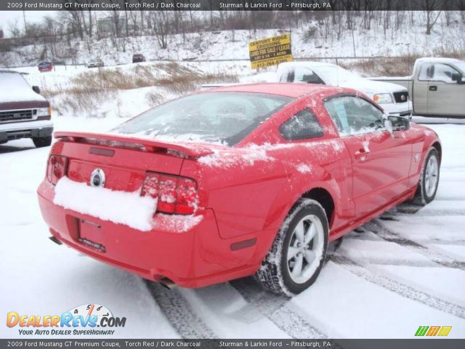 2009 Ford Mustang GT Premium Coupe Torch Red / Dark Charcoal Photo #3