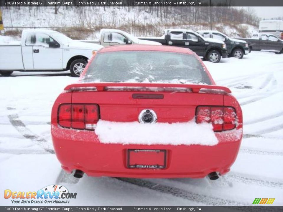 2009 Ford Mustang GT Premium Coupe Torch Red / Dark Charcoal Photo #4
