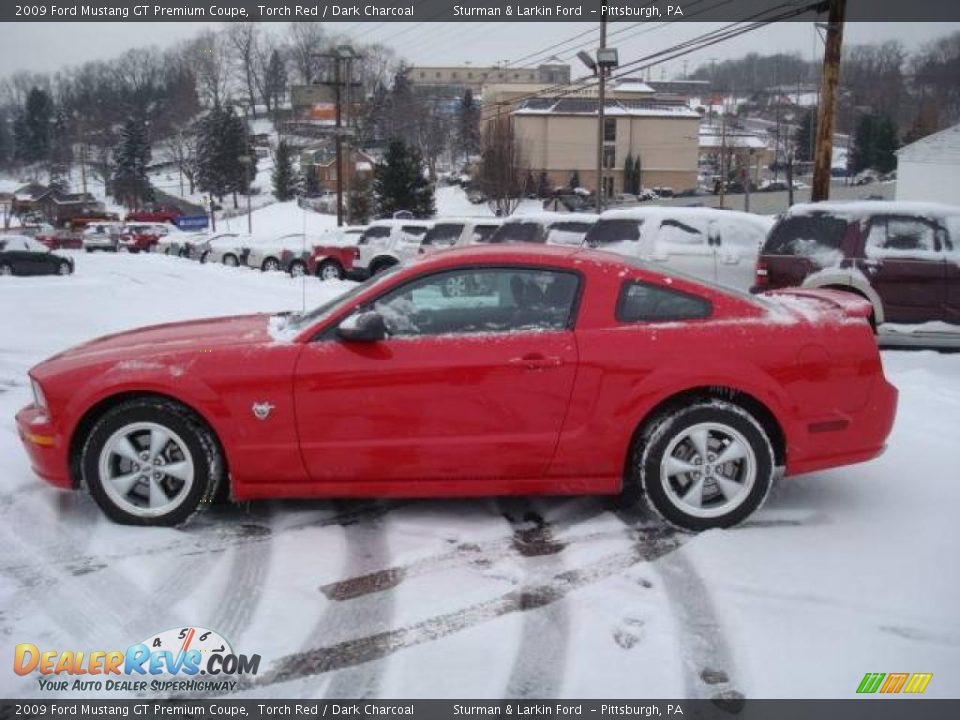 2009 Ford Mustang GT Premium Coupe Torch Red / Dark Charcoal Photo #6