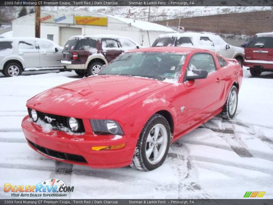 2009 Ford Mustang GT Premium Coupe Torch Red / Dark Charcoal Photo #7