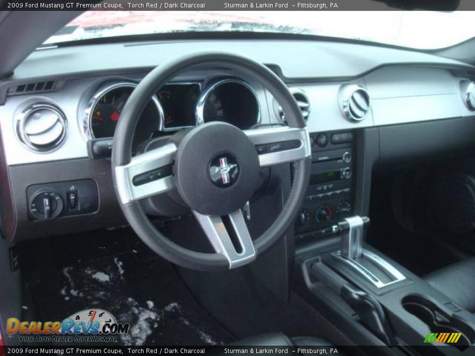 2009 Ford Mustang GT Premium Coupe Torch Red / Dark Charcoal Photo #12