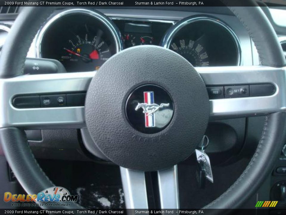 2009 Ford Mustang GT Premium Coupe Torch Red / Dark Charcoal Photo #15