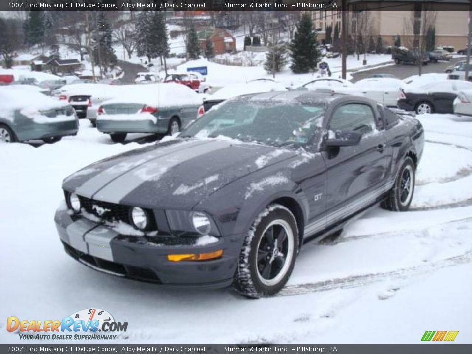 2007 Ford Mustang GT Deluxe Coupe Alloy Metallic / Dark Charcoal Photo #6