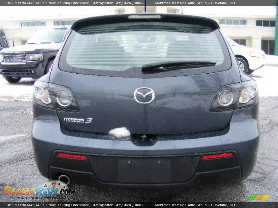 2009 Mazda MAZDA3 s Grand Touring Hatchback Metropolitan Gray Mica / Black Photo #4
