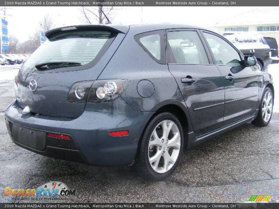 2009 Mazda MAZDA3 s Grand Touring Hatchback Metropolitan Gray Mica / Black Photo #5